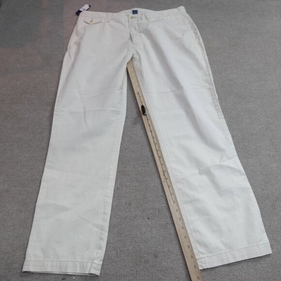 Polo Ralph Lauren Pants 40 x 31 Beige Buckleback Chino Flat Front NEW READ - Picture 8 of 13